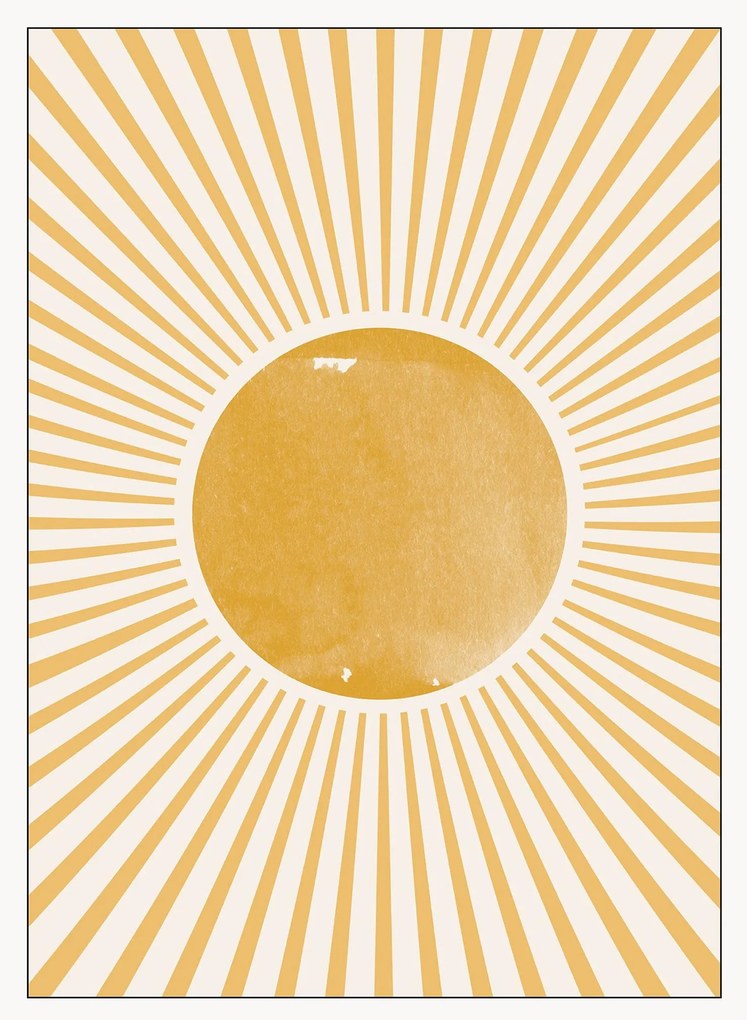 Quadro incorniciato Boho Sun