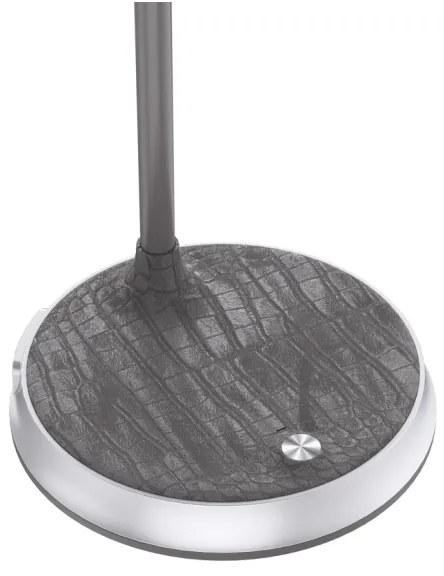 Immax 08972L - Lampada da tavolo LED dimmerabile FINCH LED/9W/12/230V grigio/cromo