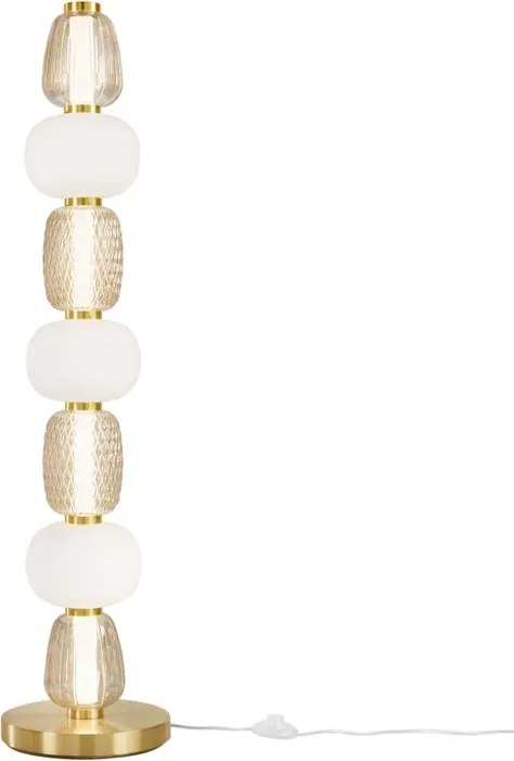 Lampada da terra LED LED-TOTEM-PT  trasparente, luce bianco caldo 4500 lumen LUCE AMBIENTE DESIGN
