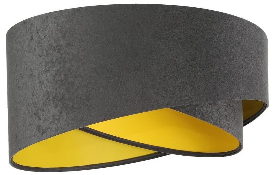 Paralume universale GALAXY E27 diametro 45 cm grigio/oro