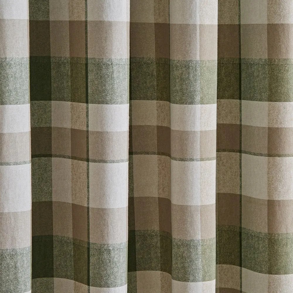 Tende verdi e beige in set da 2 168x229 cm - Catherine Lansfield