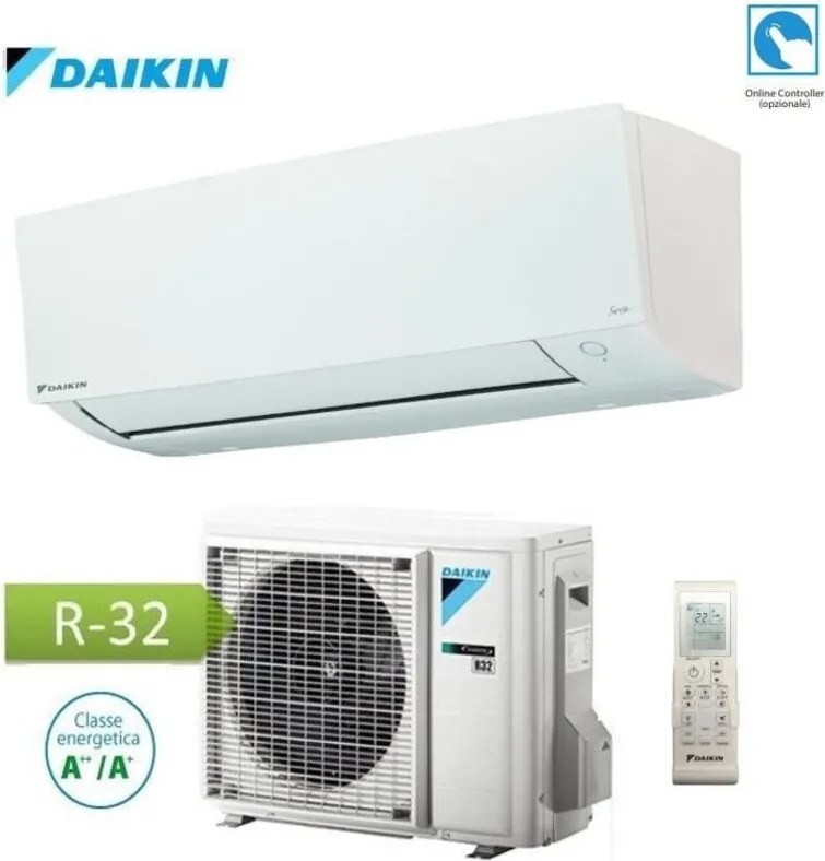Daikin Climatizzatore 9000 BTU A++ Bianco per Ambienti Fino a 25 mq