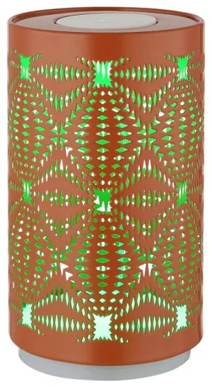 Globo 21018R - Lampada da tavolo LED RGB touch AMIYAH LED/1W/5V 500mAh rame