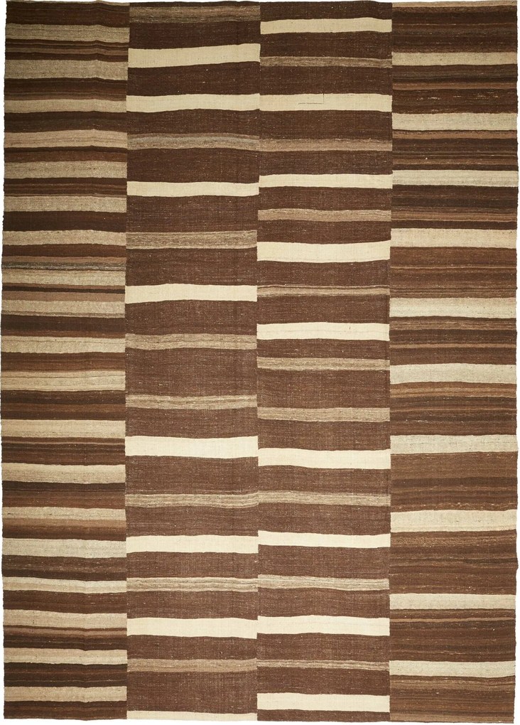 Kilim Tappeto persiano 270x380 Marrone (Iran) Annodato A Mano