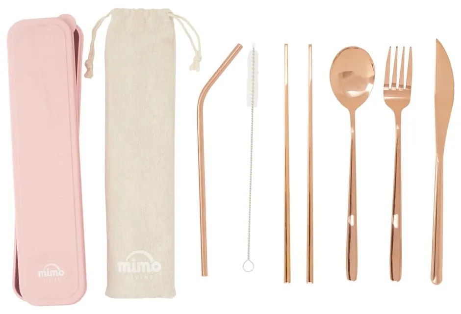 Posate in acciaio inox color rame 6 pezzi Mimo - Premier Housewares