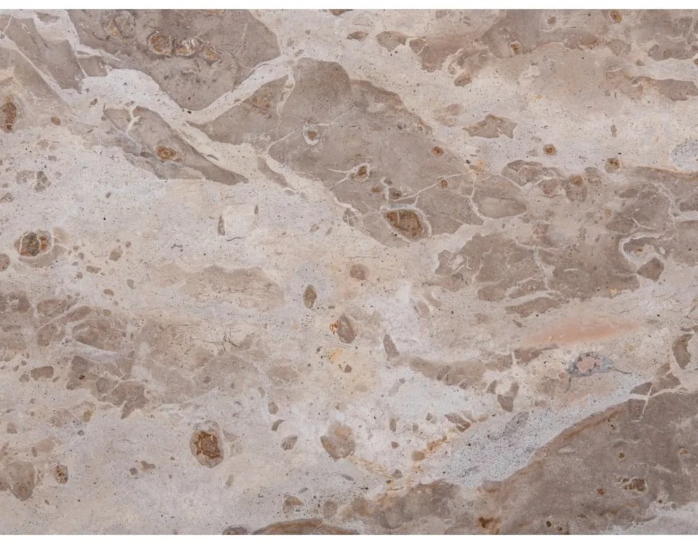 Tavolino rotondo con piano in marmo ø 50 cm Force - Leitmotiv