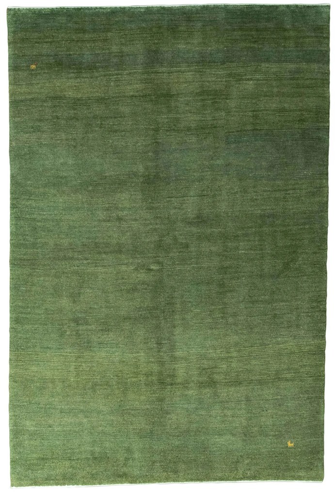 Gabbeh Tappeto 180 x 260 Verde (Iran) Annodato A Mano