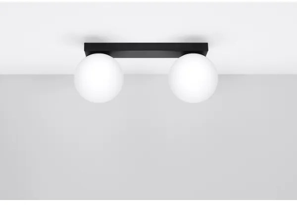 Sollux SL.1152 - Lampada da soffitto YOLI 2xG9/12W/230V nero