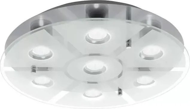 Eglo 75343 - Plafoniera LED dimmerabile CABO-SD 7xGU10/5W/230V Ø46 cm cromo opaco