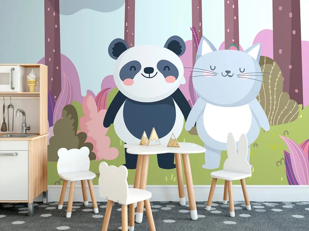 Carta da parati – Animali nel bosco