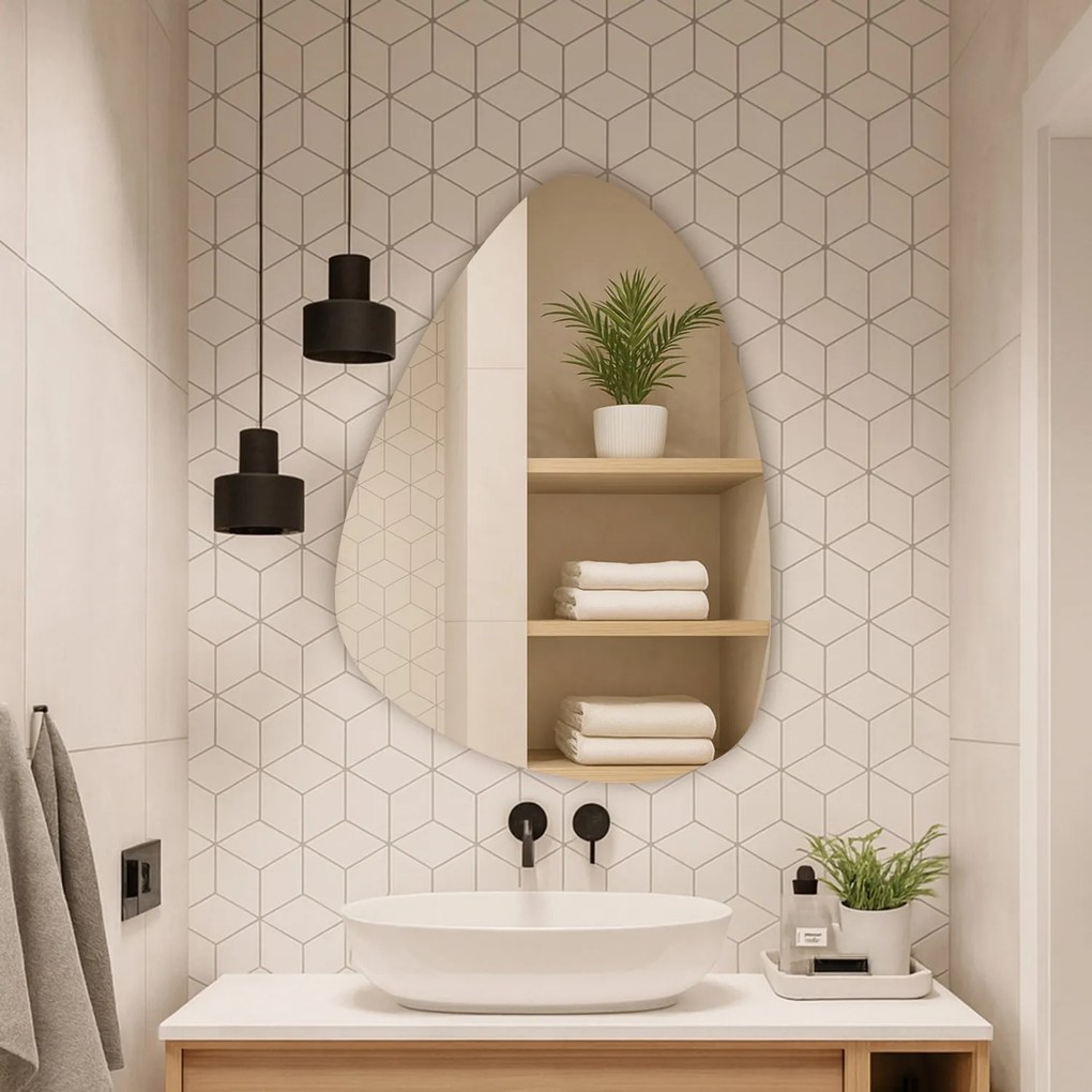 Specchio a forma di goccia – Pure Collection R13