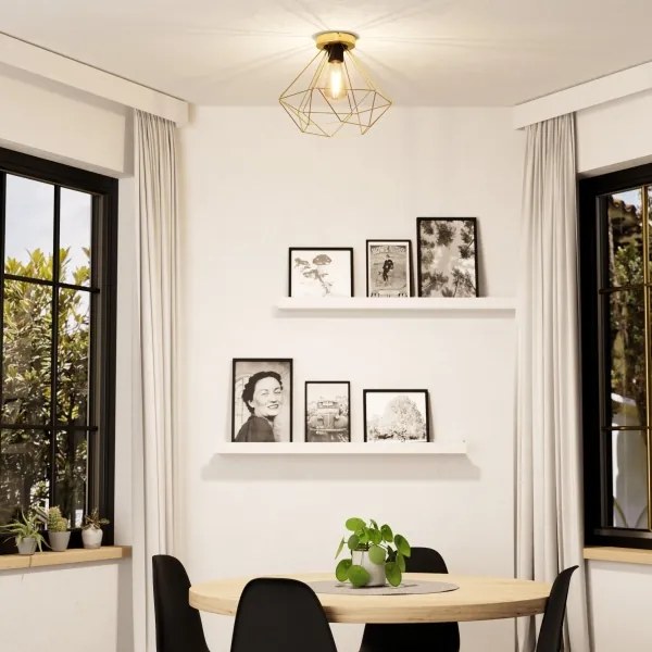 Eglo 43678 - Plafoniera TARBES 1xE27/60W/230V