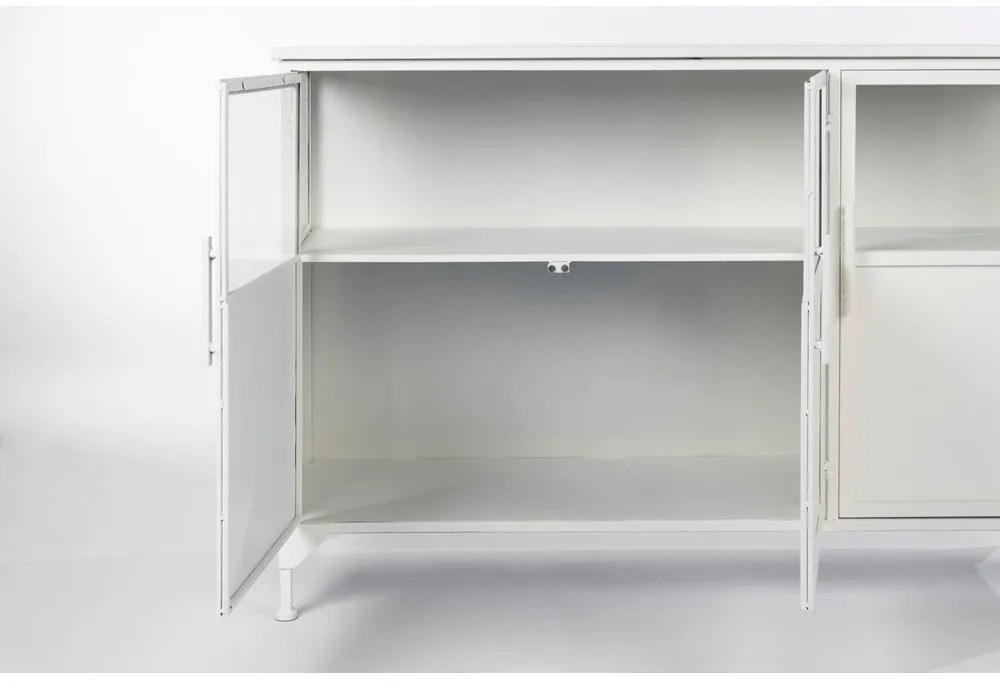 Vetrina in metallo bianco 35x80 cm Miya - White Label