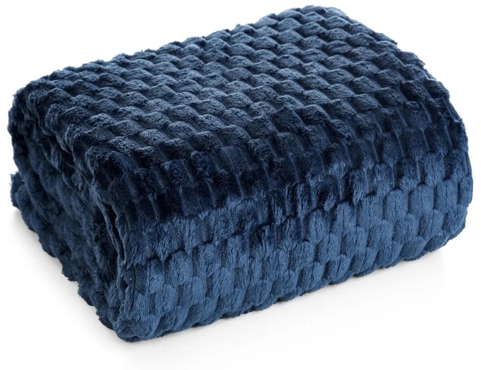 Coperta Cindy6 con effetto 3D blu