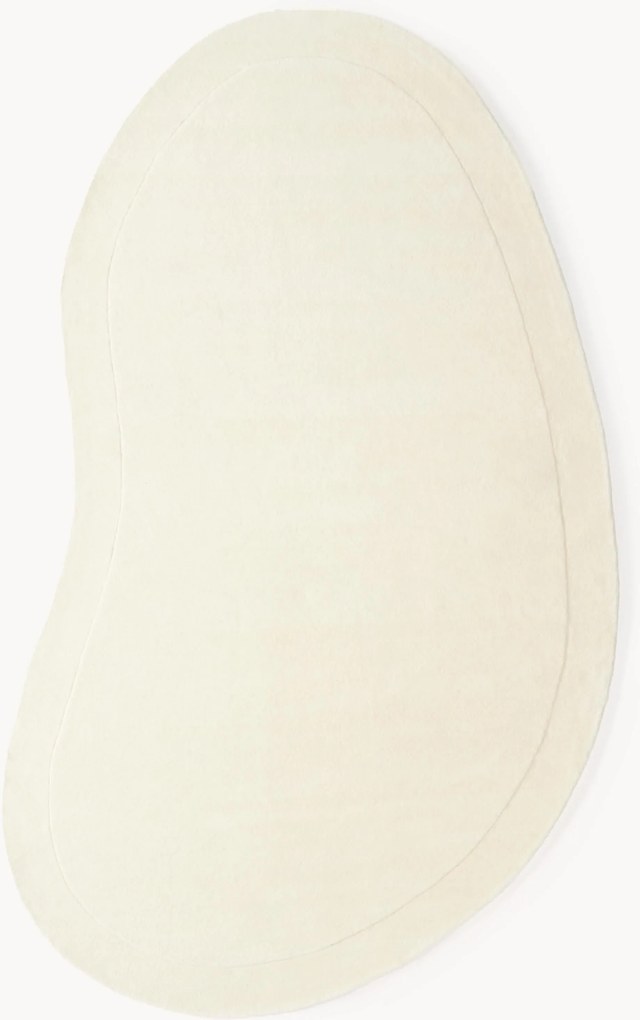 Tappeto in lana fatto a mano dalla forma particolare Kadey