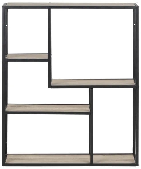 Mensola SARON quercia sonoma/nero