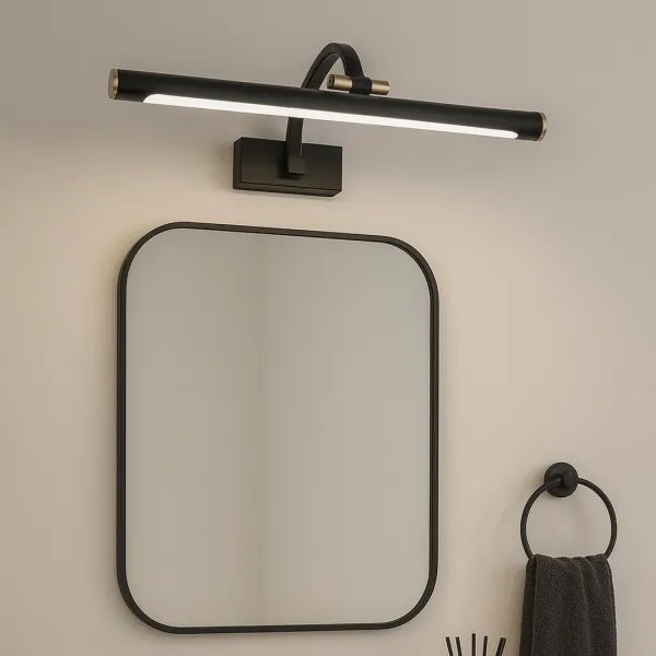 Illuminazione a LED per specchio da bagno VINCI LED/15W/230V 60 cm IP44 nero