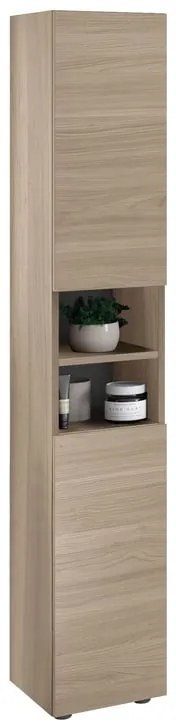 Colonna per mobile bagno Kora 2 ante P 34 x L 30 x H 177.5 cm olmo rousseau