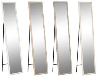 Specchio da terra Home ESPRIT Bianco Marrone Beige Grigio 34 x 3 x 155 cm (4 Unità)