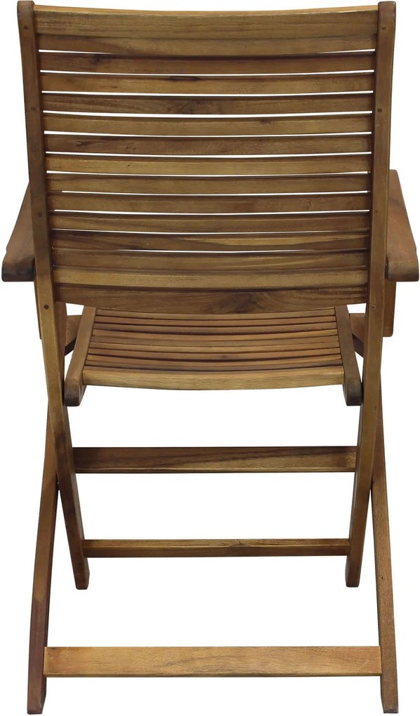 MULIER - poltrona da giardino pieghevole in legno massiccio di acacia