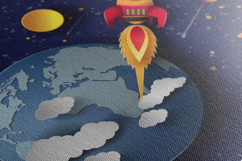 Stampa su tela – Verso lo spazio