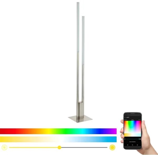 Eglo 97908 - Lampada da terra LED RGB dimmerabile FRAIOLI-C 2xLED/17W/230V