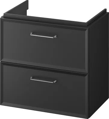 Cersanit S590-100 - Mobile sottolavabo sospeso MILLE SLIM 60x38 cm, nero