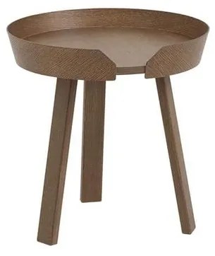 Around Tavolino Piccolo Stained Marrone Scuro - Muuto