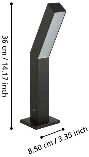 Eglo 900992 - Lampada LED da esterno UGENTO 2xLED/4,5W/230V IP44