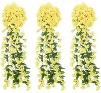 Ghirlande Fiori Artificiali 3 pz Giallo 85cmcod mxl 82783