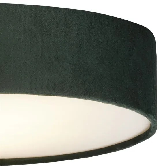 Searchlight 23298-3GR - Lampada da soffitto DRUM 3xE27/60W/230V Verde