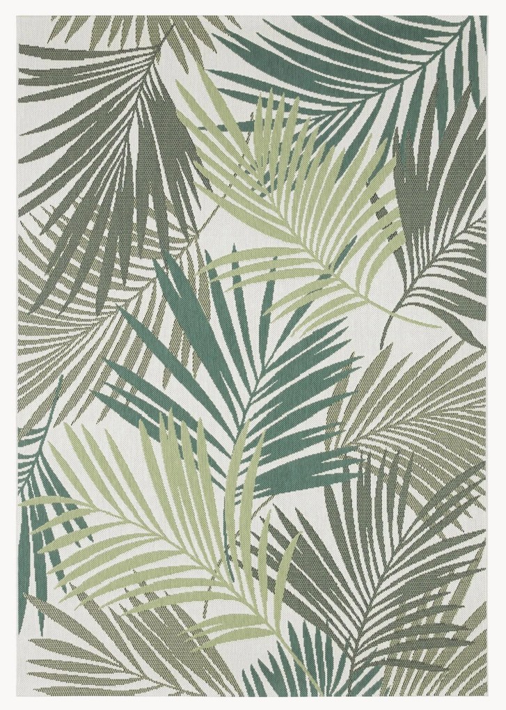 Tappeto da interno-esterno con motivo foglie Vai