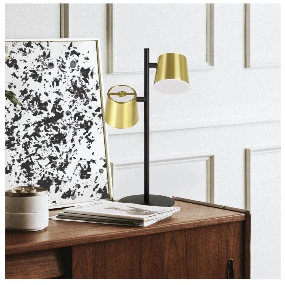 Eglo 39986 - Lampada da tavolo LED ALTAMIRA 2xGU10/4,6W/230V 3000K oro