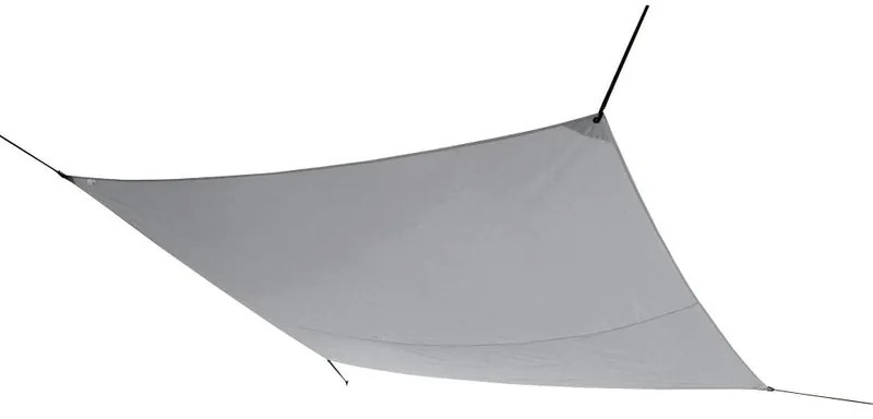 Vela ombreggiante rettangolare grigio medio 300 x 400 cm