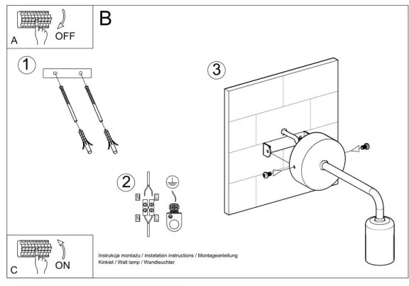 Applique DUOMO 1xE27/60W/230V nero