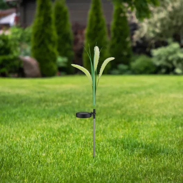 Lampada LED solare FLORA LED/1,2V 3000K 600 mAh IP44 nero