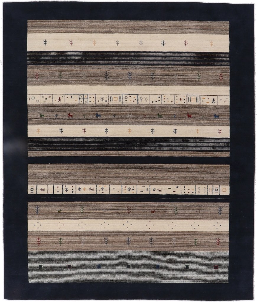 Loribaft Tappeto 300x250 (Indian) Annodato A Mano