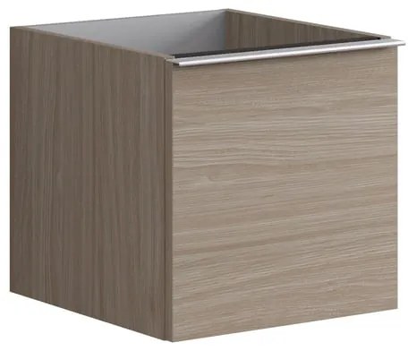 Struttura semi colonna da bagno Pixel 1 cassetto olmo rousseau L 40 x H 40 x P 45.5 cm