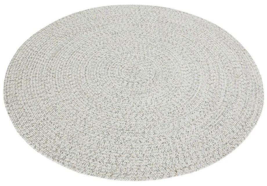 Tappeto rotondo bianco/beige per esterni ø 150 cm - NORTHRUGS