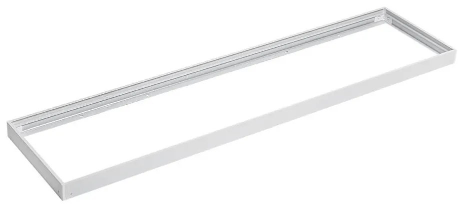 Cornice in metallo per l'installazione di pannelli LED 1200x300 mm bianco