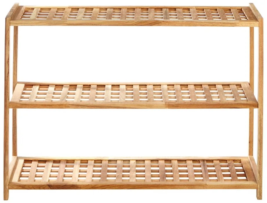 Scarpiera di colore naturale in noce massiccio – Premier Housewares