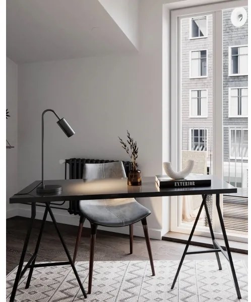 ByRydens 4002580-4002 - Lampada da tavolo CURVE 1xGU10/7W/230V nera