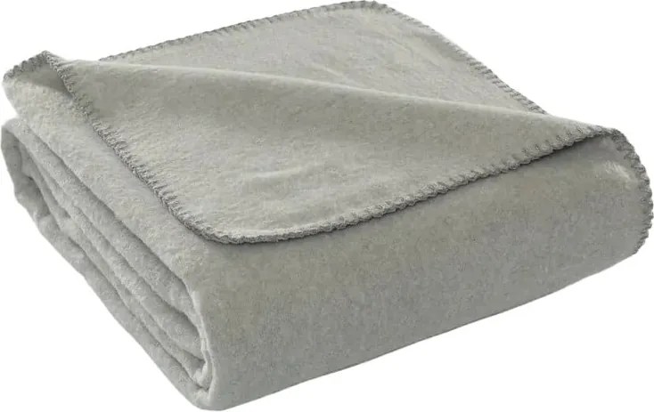 Coperta grigia in vello 130x170 cm Brighton – Mijolnir