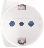 Adattatore multiplo LEXMAN, 3 prese, con spina 10 A, bianco