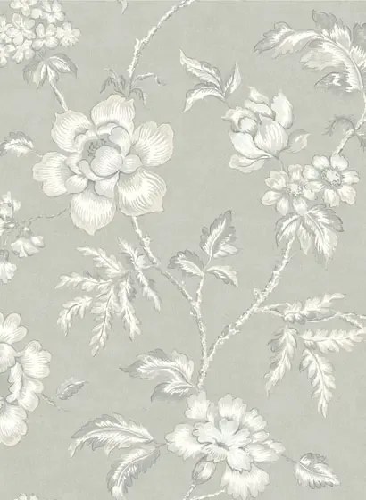 Florale Tapete Camille von Boras - 7206