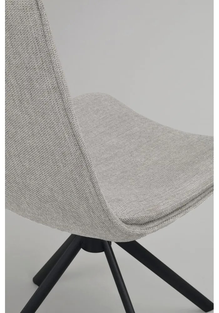 Sedie da pranzo girevoli beige in set di 2 Lowell - Rowico