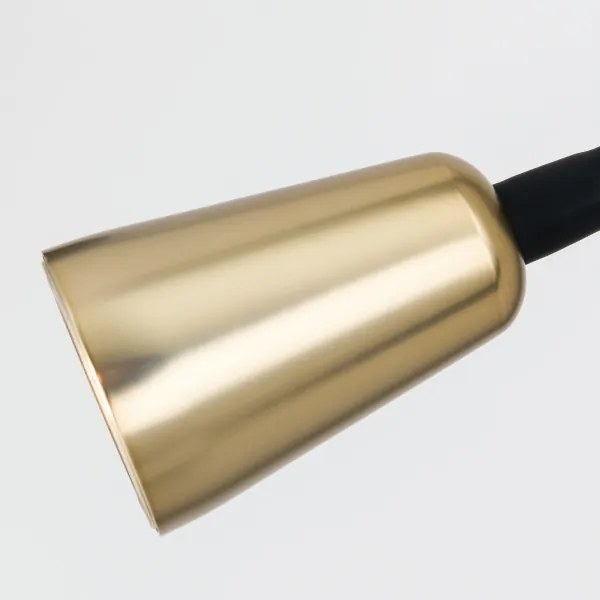 Orion - Lampada da parete flessibile dimmerabile DOTTY 1xGU10/10W/230V nera/ottone