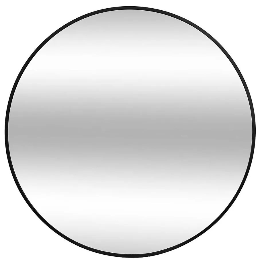 Atmosphera - Specchio da parete ALICE Ø 70 cm nero