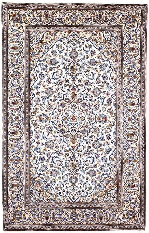 Kashan Tappeto 200 x 310 (Iran) Annodato A Mano
