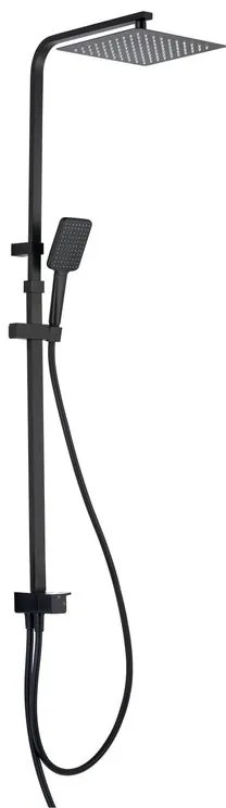 Colonna doccia senza miscelatore Studio V3 nero